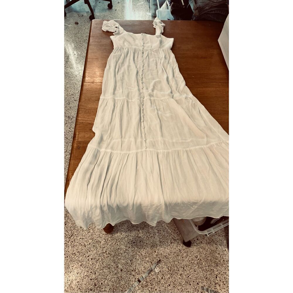 BB Dakota Ready Yacht Dress White Gauze Womens Dress Womens SZ XS New - Picture 12 of 15